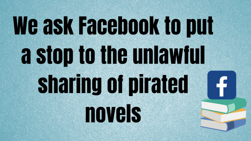 We ask Facebook to put a stop to the unlawful sharing of pirated novelsAdd heading